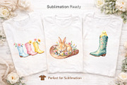Western Easter Sublimation PNGs, an Illustration by Artnoy (Thumbnail 5 of 8)