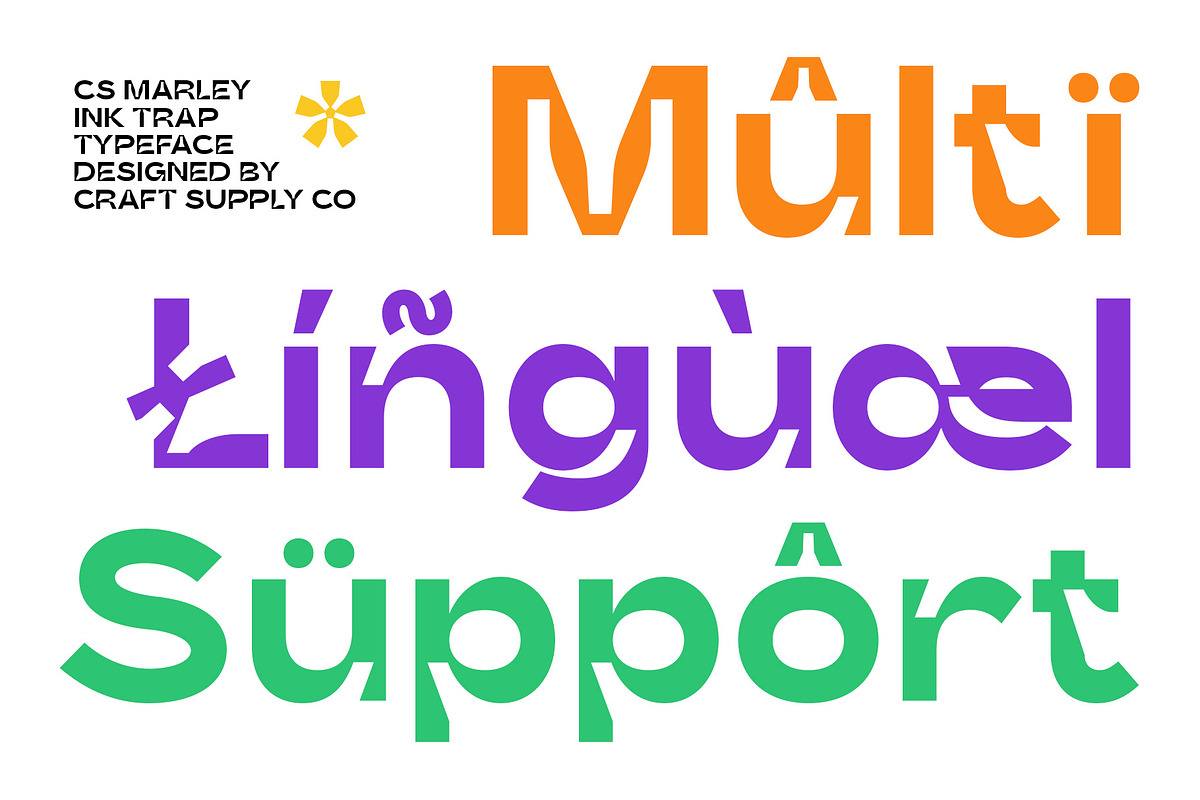 CS Marley – Inktrap Font, a Sans Serif Font by Craft Supply Co. (Photo 3 of 8)