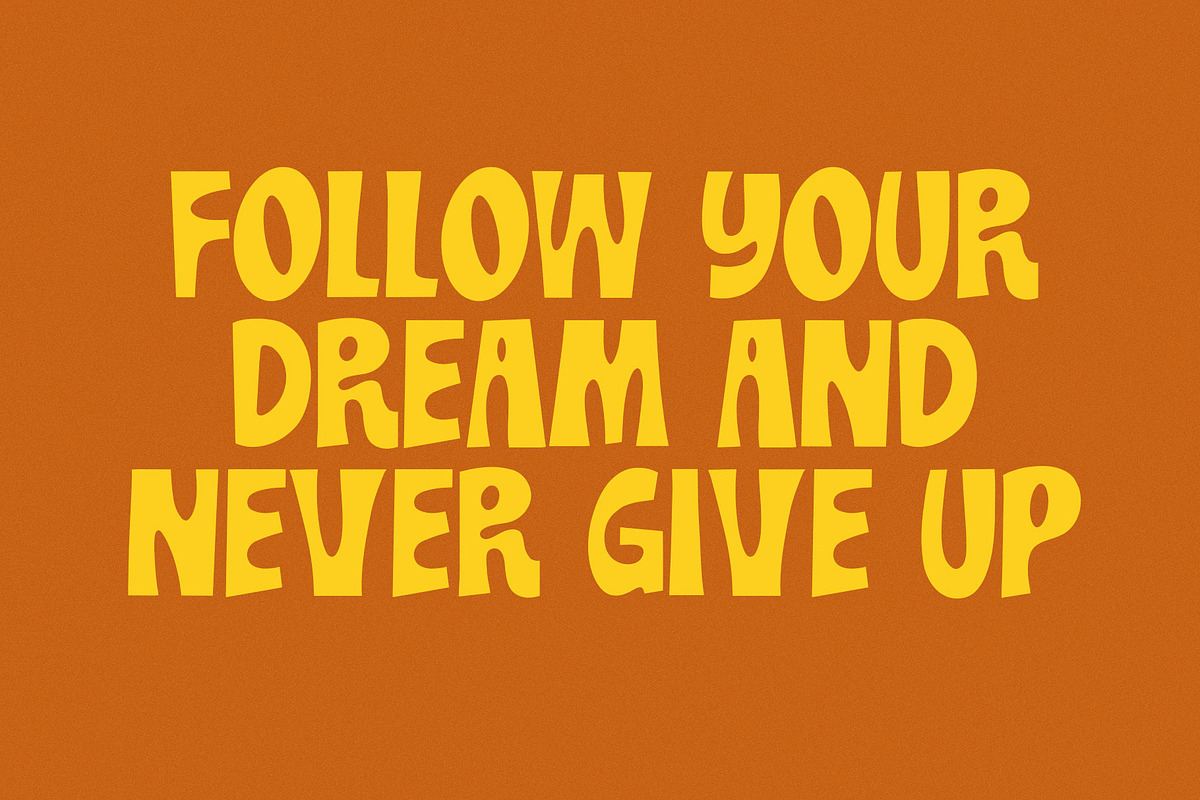 Andelo Funky Display Font, a Handwritten Font by RantautypeStudio (Photo 8 of 15)