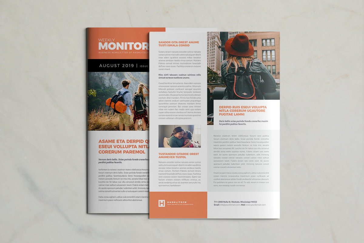 Business Newsletter, a Brochure Template by DesignJanala (Photo 3 of 4)
