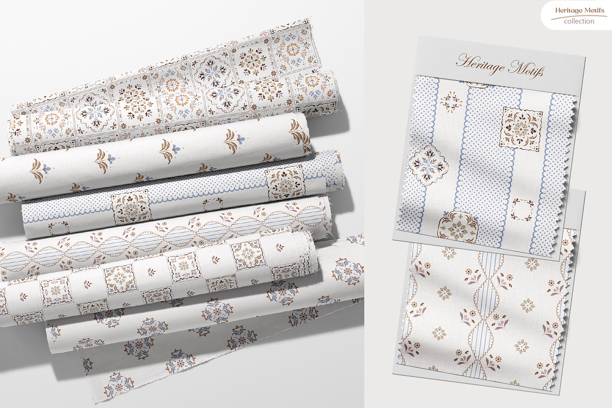 Heritage Motifs - Seamless Patterns, a Pattern Graphic by InaCorart (Photo 10 of 12)