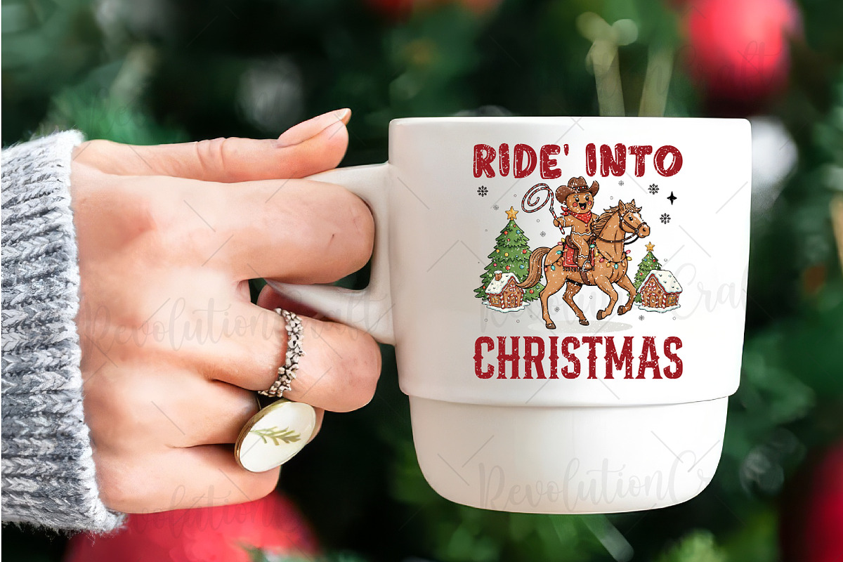Gingerbread Cowboy Christmas PNG, an Illustration by OK Design (Photo 2 of 4)