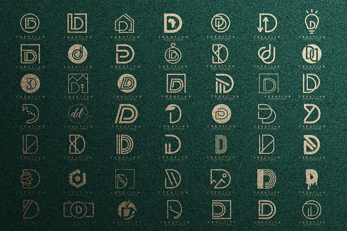 Letter D Logo Bundle Monogram Set, a Branding & Logo Template by Pixel Design (Photo 7 of 7)