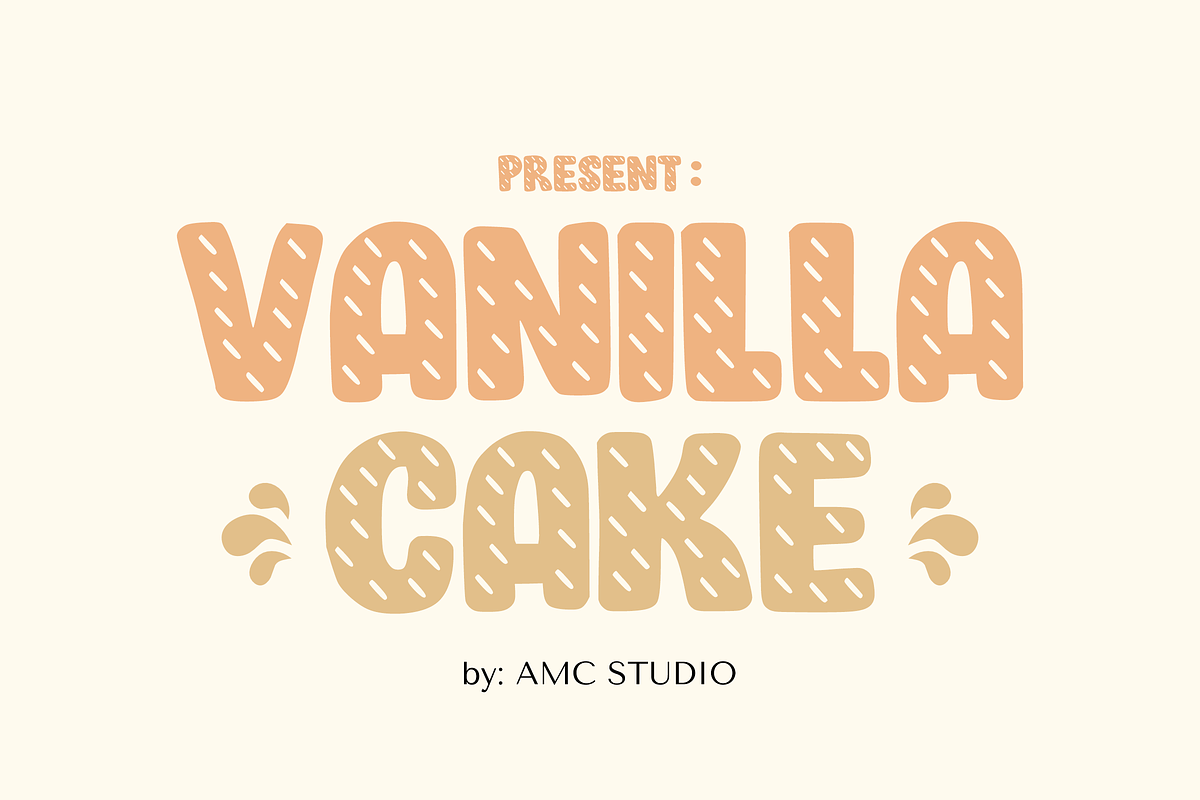 Vanilla Cake - Elegant Font Types, a Font by KiddoGlyphs Studio (Photo 1 of 3)