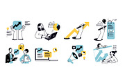 Success business., a Person Illustration by PureSolution (Thumbnail 2 of 6)