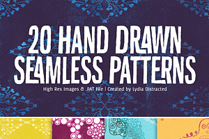 Hand Drawn Seamless Patterns