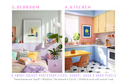 Pop: Interior frame mockup bundle, a Household Mockup by Amy Louise Baker (Thumbnail 4 of 7)