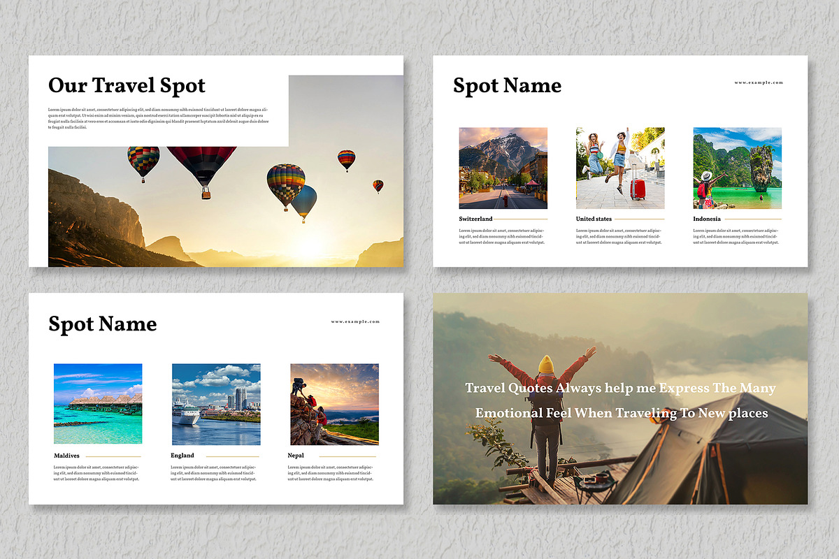 Travel Presentation, a Presentation Template by Mighty-Slide (Photo 4 of 6)