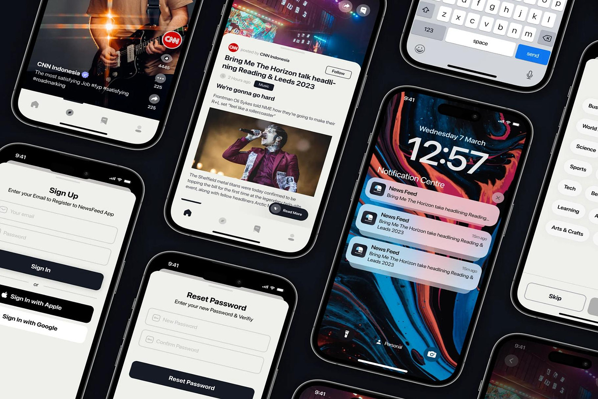 News App UI KIT, an UI Kit Template by Lumina_ui_ux202 (Photo 5 of 6)