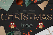 ChristmasTree Modern Sans Serif Font, a Sans Serif Font by Yiru Chen Studio (Thumbnail 1 of 15)