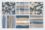 VERNICI | Brush vector patterns set, a Pattern Graphic by Tanya Vollar (Thumbnail 5 of 8)