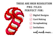 Yarn Crochet Christmas Clipart, an Illustration by OK Design (Thumbnail 5 of 6)