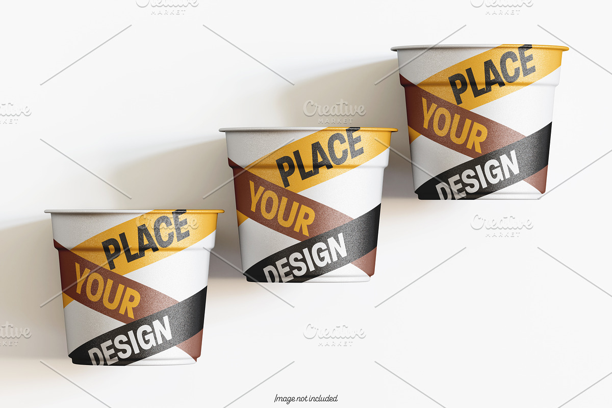 Realistic Cup ice cream mockup V2, a Cups & Container Mockup by Ambo Ampeng (Photo 22 of 26)
