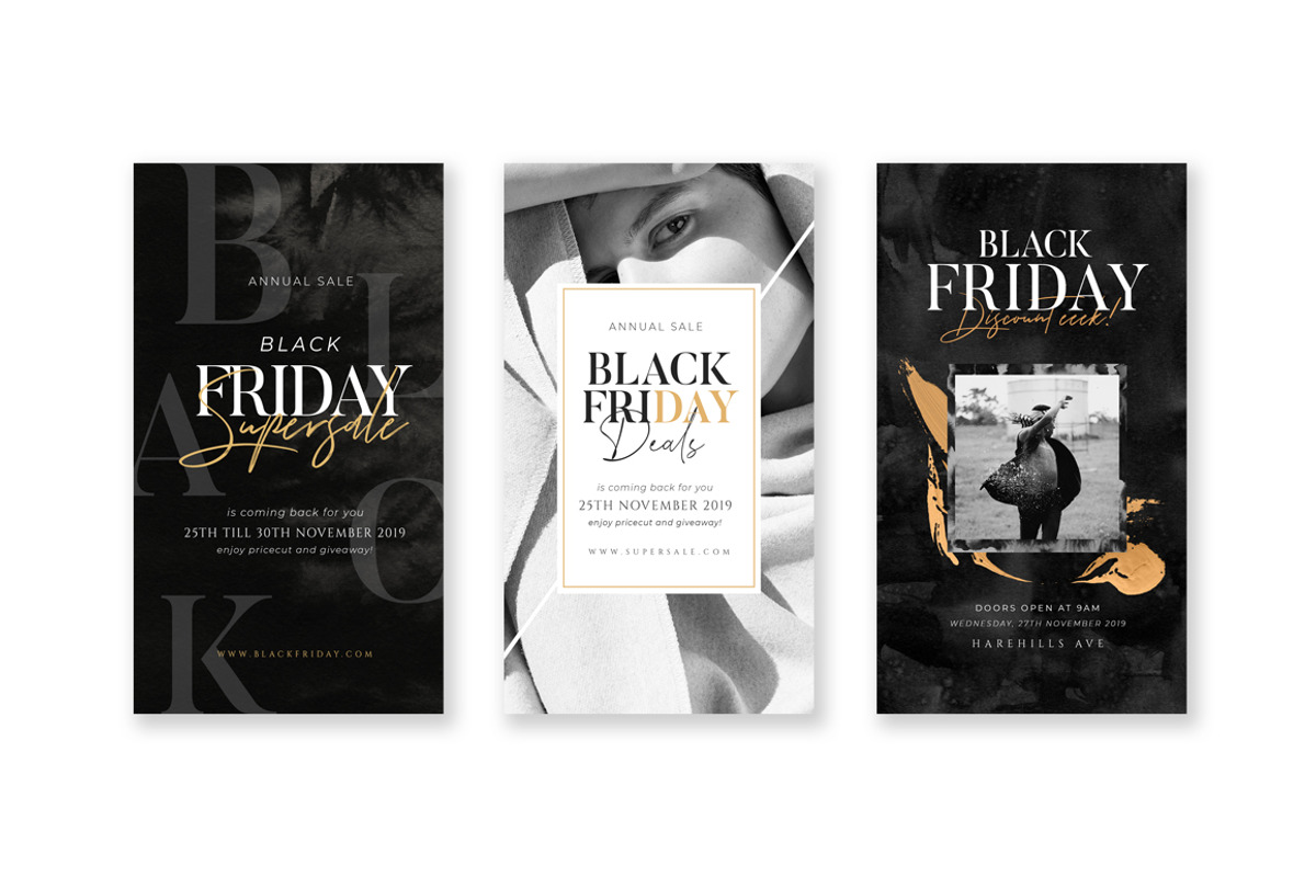 PS & Canva BLACK FRIDAY Social Media, a Social Media Template by Eviory (Photo 6 of 13)