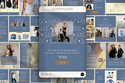 Butter Yellow & Blue Fashion IG Post, a Social Media Template by Creatif Foundry (Thumbnail 1 of 8)