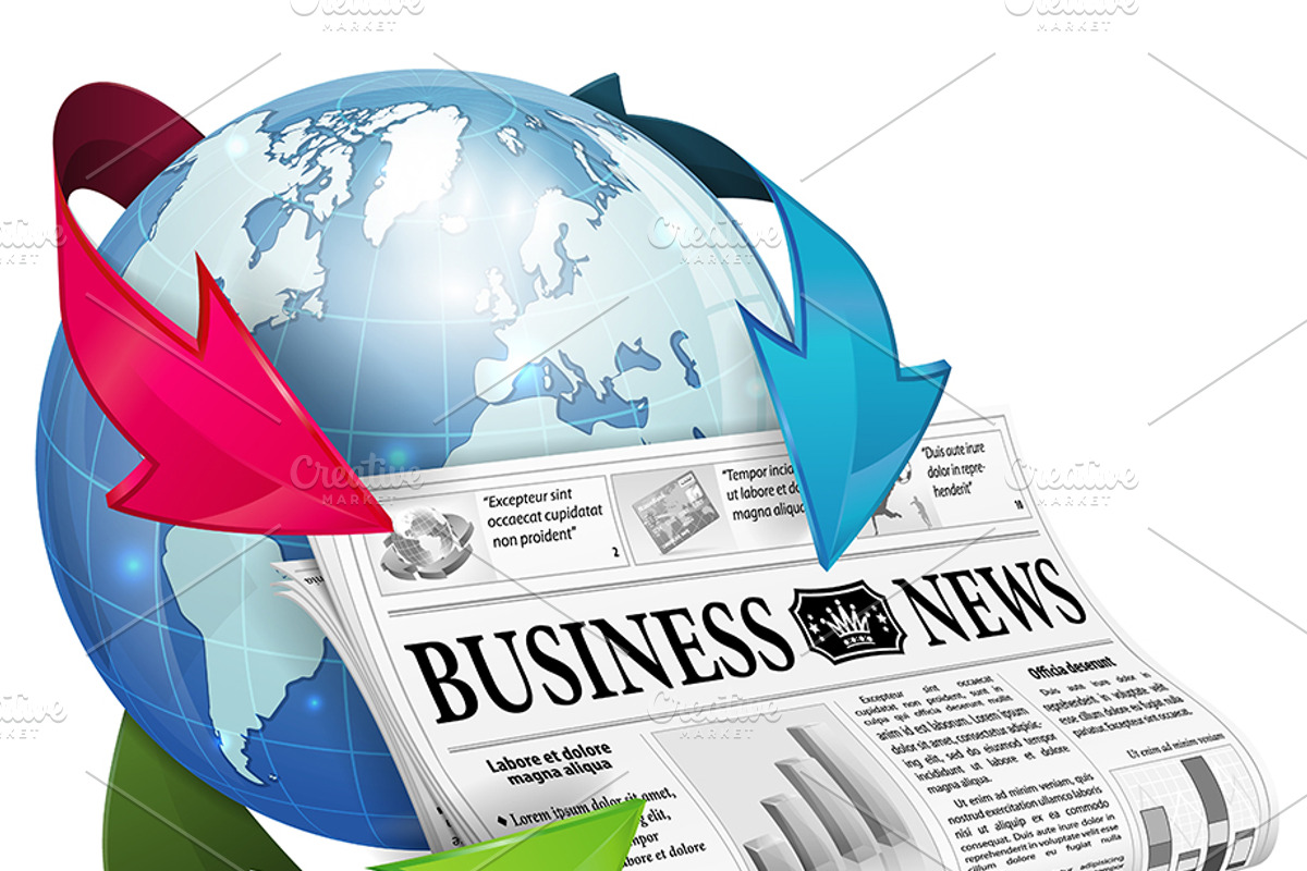 Business News Media Concepts, a Finance Illustration by TAlex (Photo 3 of 6)