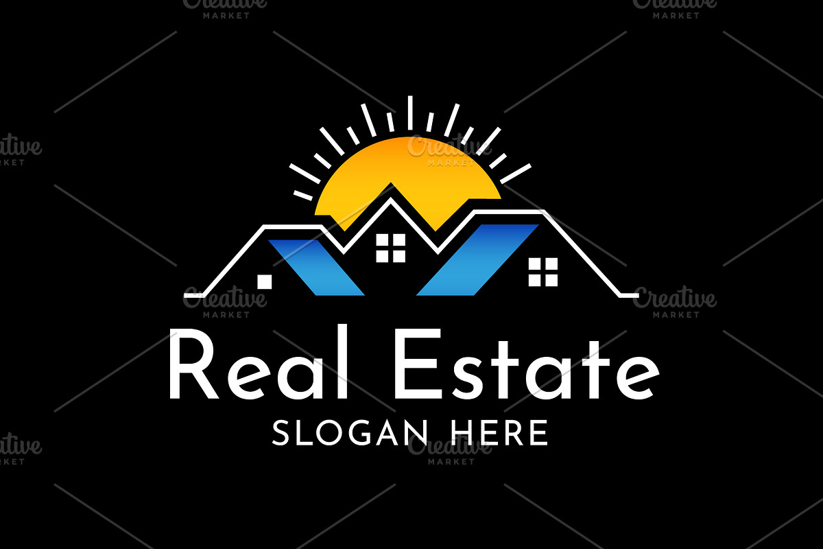 Real Estate Logo, a Technology Illustration by Kaushal Jangid (Photo 4 of 9)