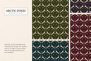 Arctic Foxes Seamless Pattern, a Pattern Graphic by Dina Mae (Thumbnail 12 of 15)