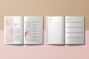 Blog Planner Worksheet | Canva, a Brochure Template by retrographix (Thumbnail 5 of 6)