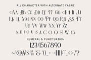 Fasrie - Ligature Serif Font, a Serif Font by Pandeka Studio (Thumbnail 8 of 11)