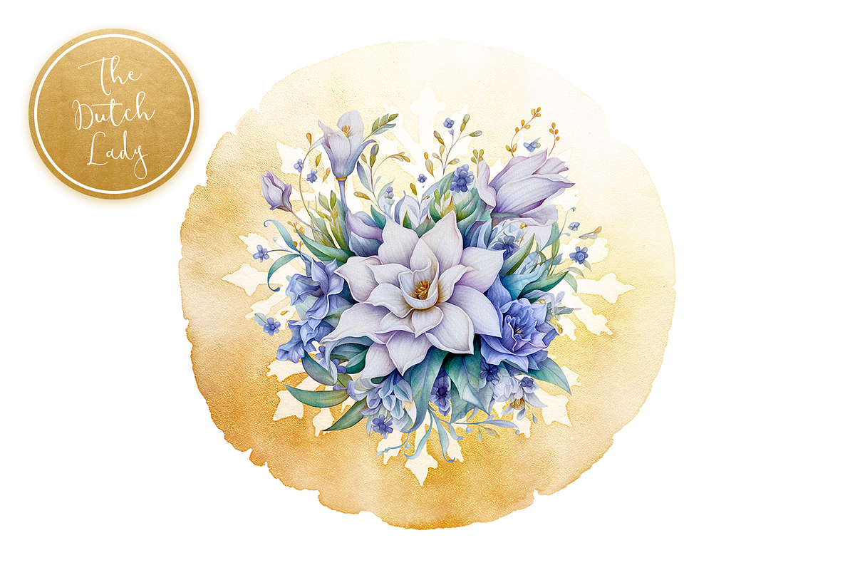 Imbolc Pagan Fest Clipart Set