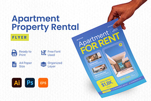 Apartment Property Rental Flyer, a Flyer Template by Antstheme