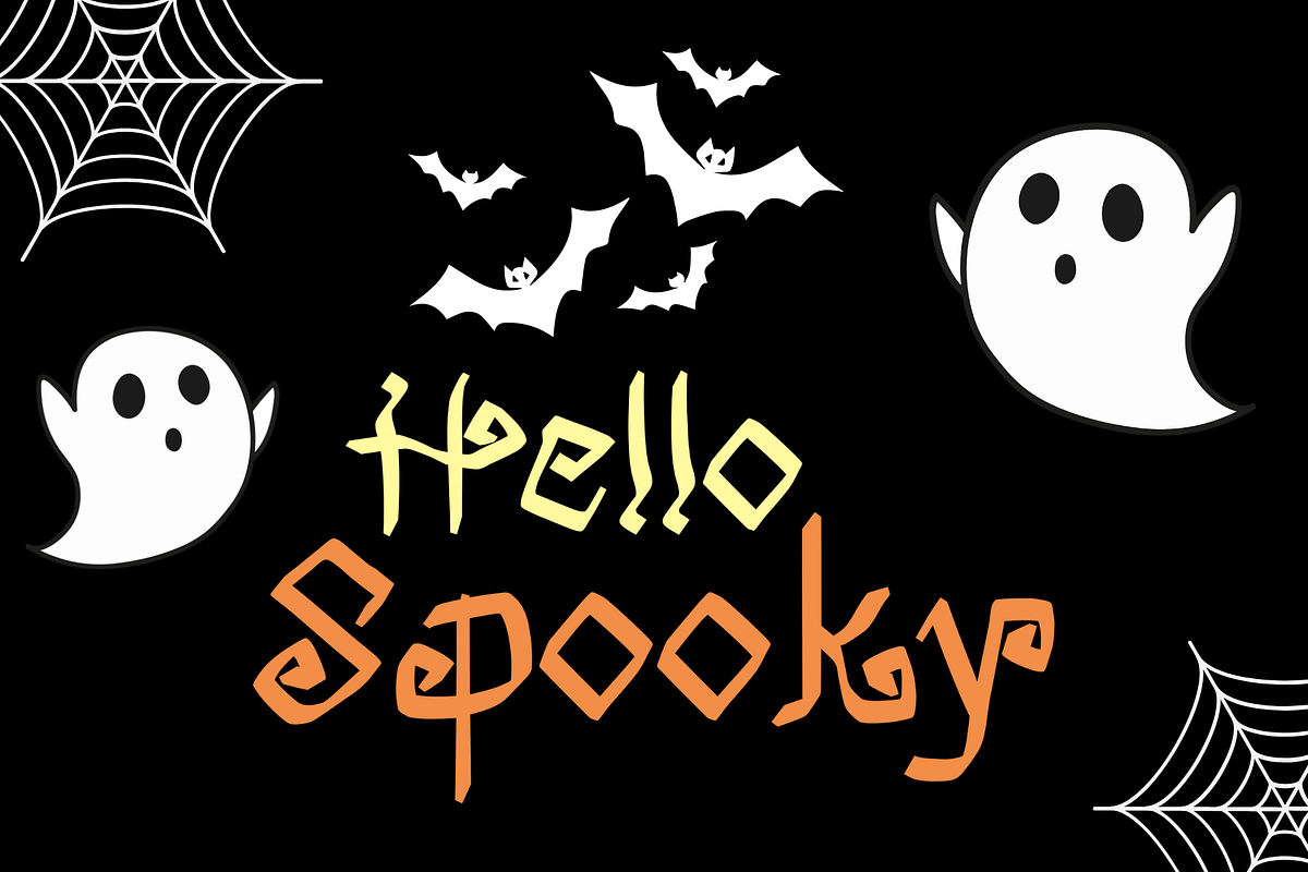Witch Halloween Font, a Sans Serif Font by Cutie_Kate_Studio (Photo 6 of 7)
