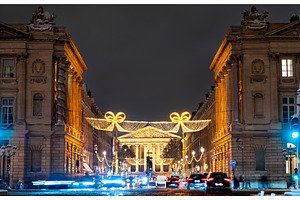 Rue Royale and Madeleine Church at