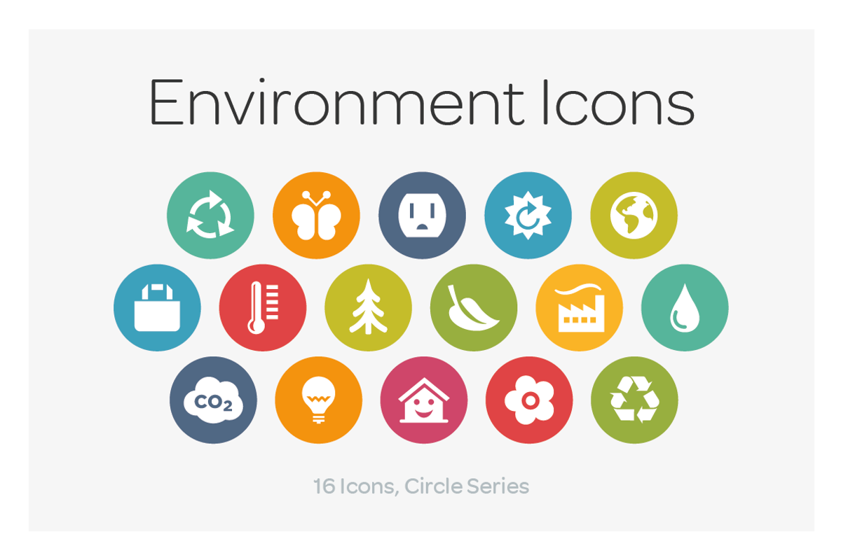 Circle Icons: Environment