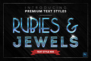 Rubies & Jewels 2 - 15 Text Styles