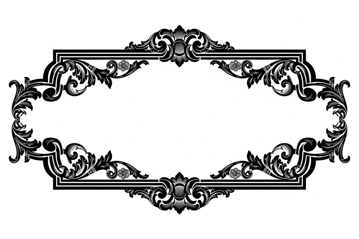 Ornamental Vintage Frame Border Bund, an Illustration by Creativeshirt (Photo 22 of 31)