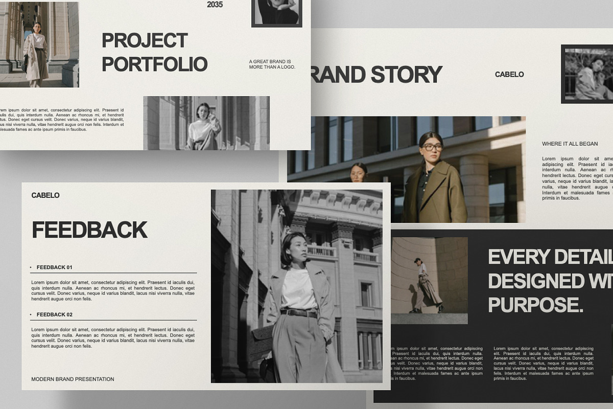 CABELO Modern Brand Keynote, a Presentation Template by Portocraft (Photo 5 of 7)
