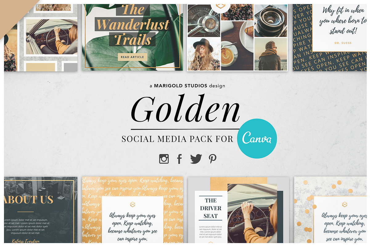 MARIGOLD | Instagram Canva Bundle, a Social Media Template by Marigold Studios (Photo 17 of 48)
