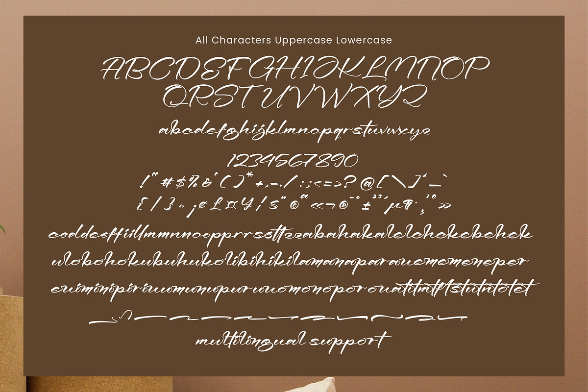 Sweet Allgore Modern Handwritten, a Handwritten Font by operatype.co (Photo 8 of 8)
