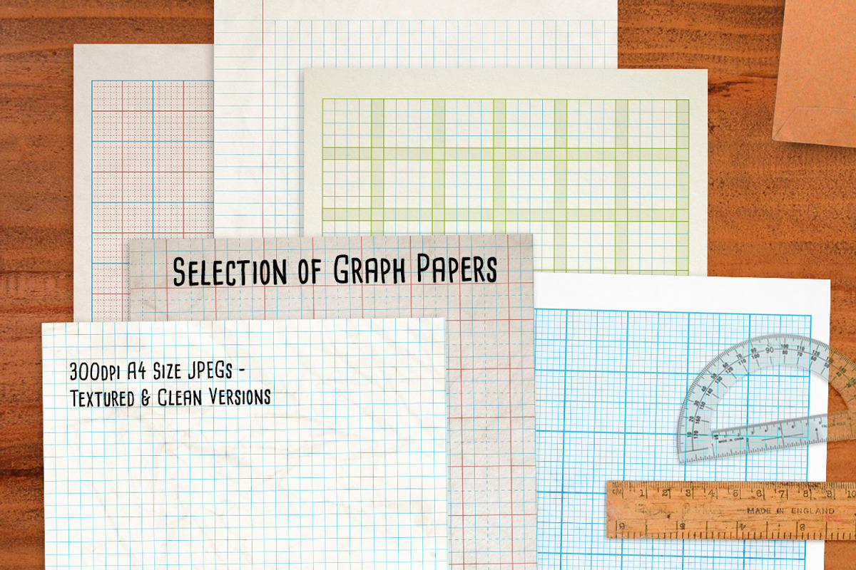 Old School Exercise Book Graph Paper, a Texture Graphic by Fendell Projects (Photo 3 of 3)