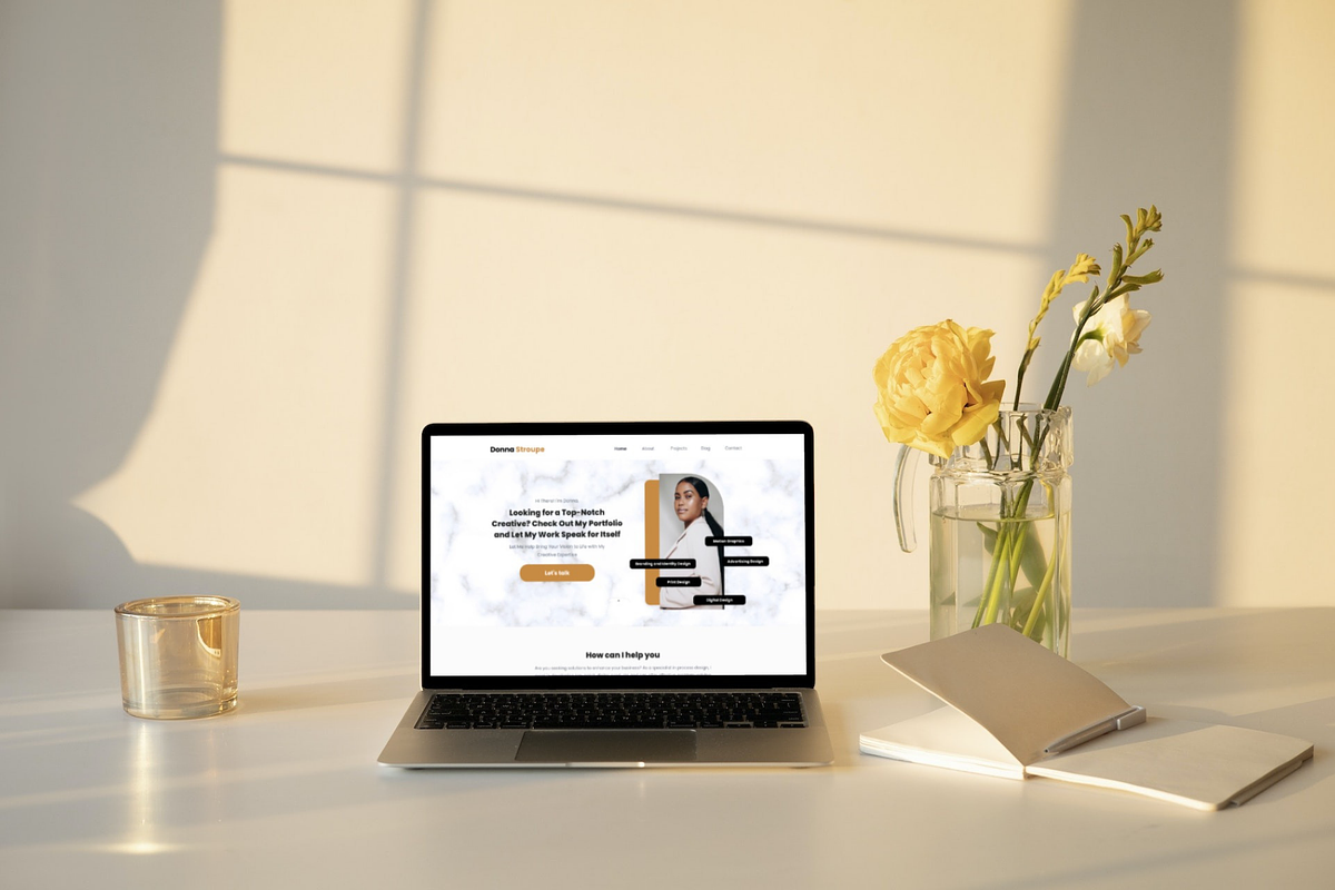 Minimalist Canva Resume Website, a Landing Page Template by The Blog Creative (Photo 9 of 9)