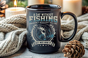 A Day Without Fishing T-shirt Design, an Illustration by Crafts Bundle (Thumbnail 2 of 5)
