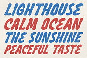 Coastal Dream a Bold Display Font, a Sans Serif Font by Honestype (Thumbnail 11 of 12)