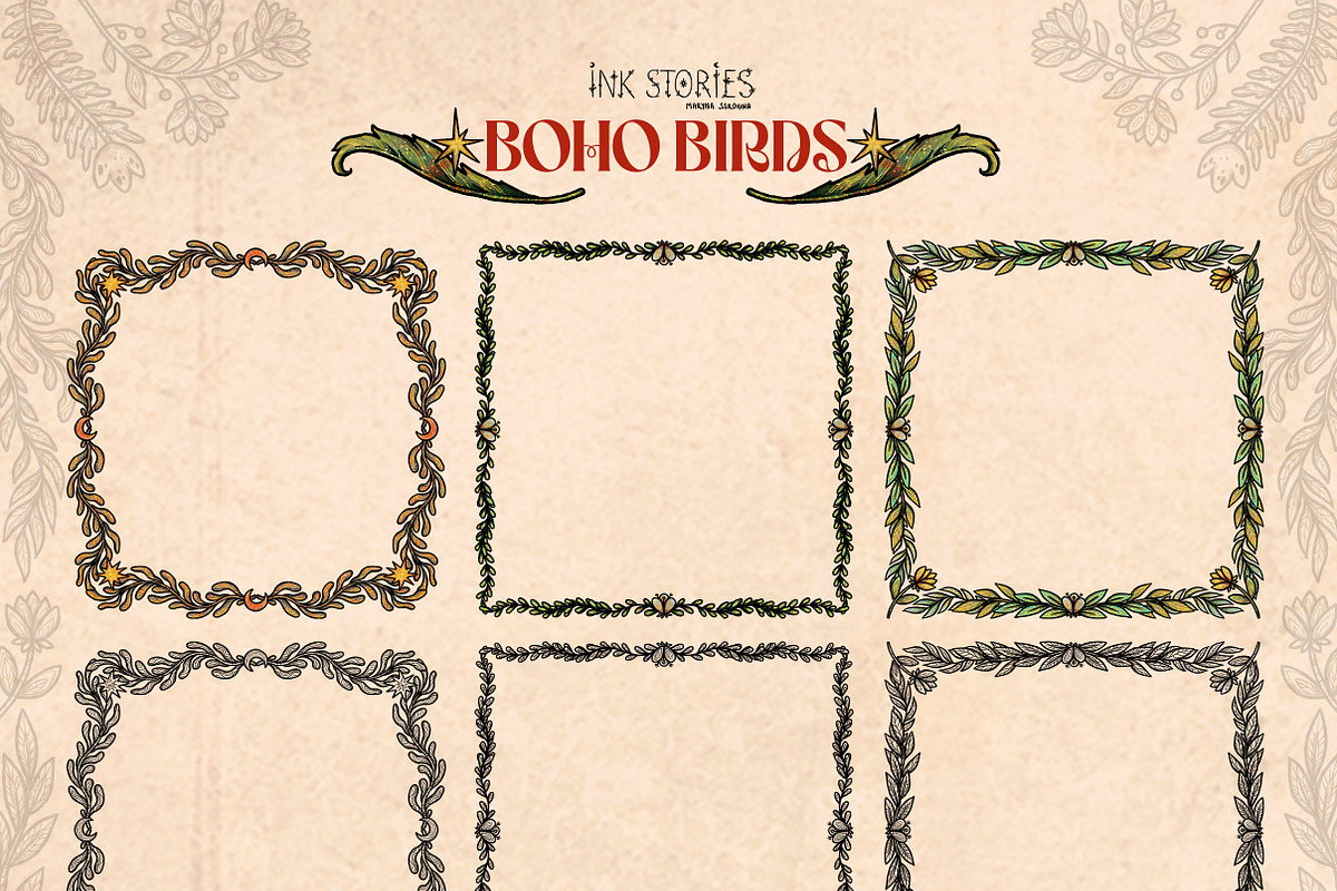Boho Birds, an Animal Illustration by Ink Stories (Photo 14 of 16)