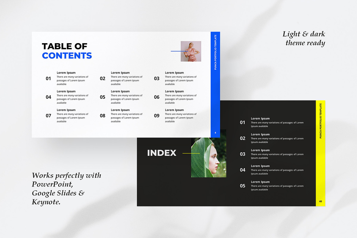 Portfolio Google Slides Template, a Presentation Template by Gaize (Photo 2 of 11)