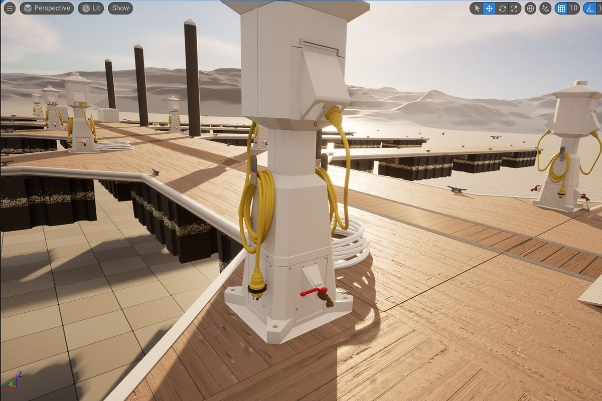 Marina - Boat Slips - Floating Dock, an Object 3D Model by RoHo Productions (Photo 6 of 39)