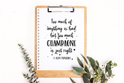 Malibu Punch, a flirty brush font, a Script Font by Rachel White Art (Thumbnail 10 of 15)