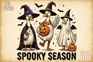 Funny Goose Halloween-Goose, a Work Illustration by Sublimation Artist