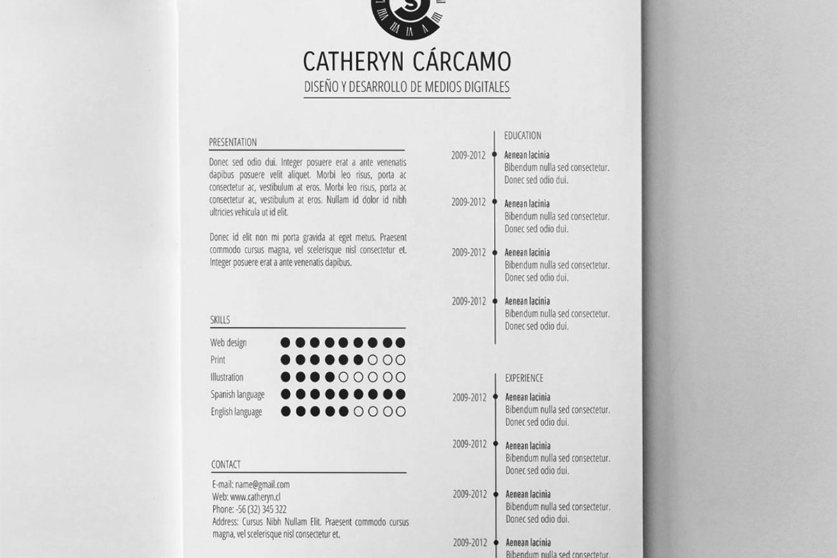 Resume, a Resume Template by Cathy Cárcamo (Photo 2 of 2)