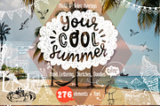 Your Cool Summer Overlays, a Seasonal Illustration by Sketchetarian (Thumbnail 1 of 11)