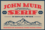 VS John Muir Serif Vintage Font, a Slab Serif Font by Vicarel Studios (Thumbnail 1 of 12)