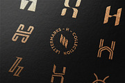 H Lettermarks Collection, a Branding & Logo Template by Musafeer Studio (Thumbnail 2 of 3)