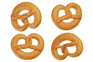 Cute 3D German Pretzel, an Object Graphic by Hannet