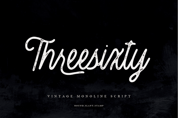 Threesixty Monoline Script