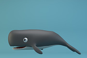 Cartoon Whale, an Animal 3D Model by XYZ Space (Thumbnail 2 of 9)
